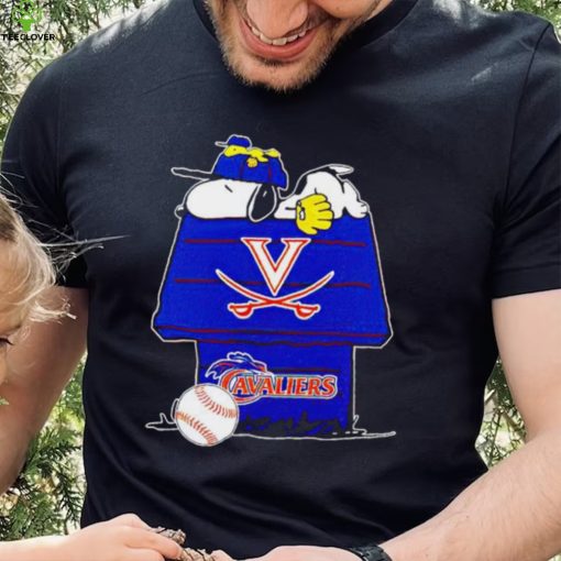 Virginia Cavaliers Snoopy And Woodstock The Peanuts Baseball shirt