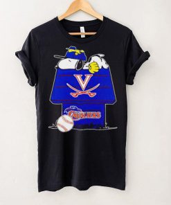Virginia Cavaliers Snoopy And Woodstock The Peanuts Baseball shirt