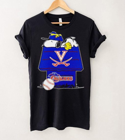 Virginia Cavaliers Snoopy And Woodstock The Peanuts Baseball shirt