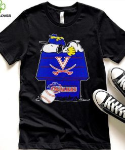 Virginia Cavaliers Snoopy And Woodstock The Peanuts Baseball shirt