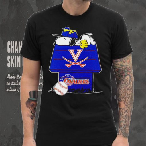Virginia Cavaliers Snoopy And Woodstock The Peanuts Baseball shirt