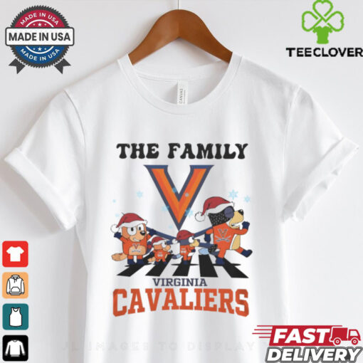 Virginia Cavaliers X Family Bluey Merry Christmas 2024 Shirt