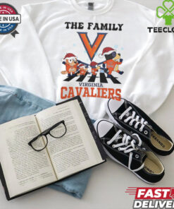 Virginia Cavaliers X Family Bluey Merry Christmas 2024 Shirt