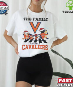 Virginia Cavaliers X Family Bluey Merry Christmas 2024 Shirt