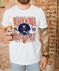 Virginia Cavaliers football Wahoowa hoo rah ray 1995 helmet Conference and Bowl Champs shirt