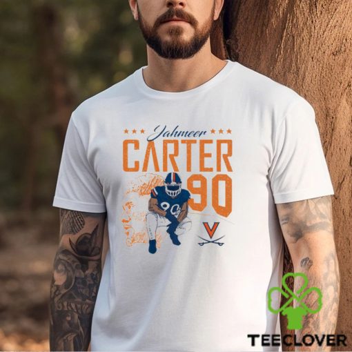 Virginia Ncaa Football Jahmeer Carter Illustration Shirt
