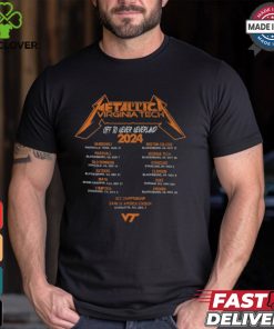 Virginia Tech Hokies Metallica Retro T Shirt