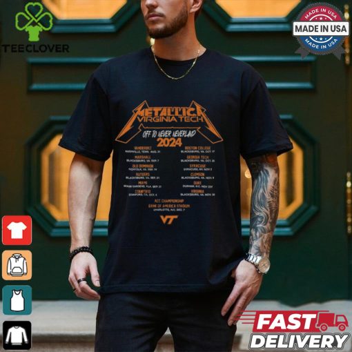 Virginia Tech Hokies Metallica Retro T Shirt