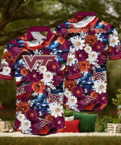 Virginia Tech Hokies NCAA1 Hawaii Shirt Independence Day