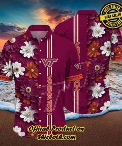 Virginia Tech Hokies NCAA1 Hawaiian Shirt Trending Summer. Gift For Fan