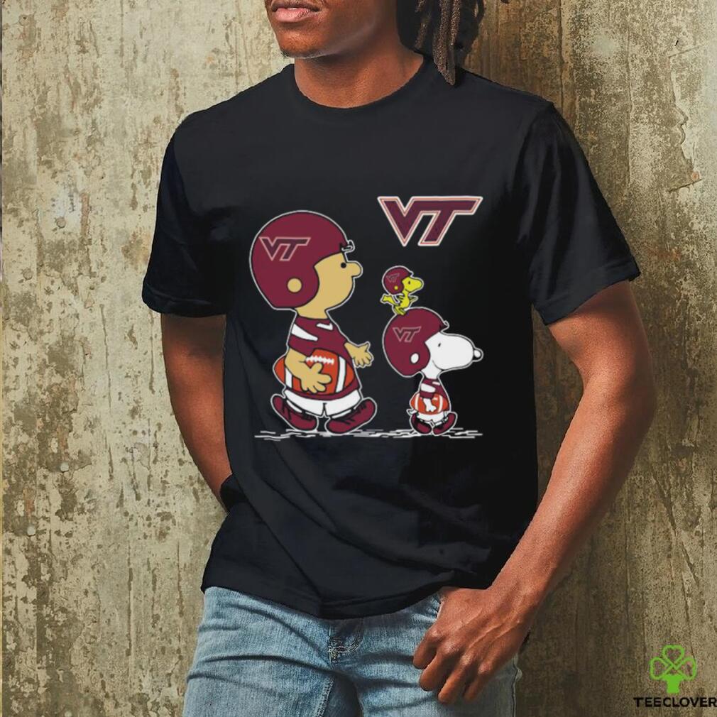 Virginia Tech Hokies Snoopy Charlie Brown and Woodstock 2023 T Shirt Virginia Tech Hokies Snoopy Charlie Brown and Woodstock 2023 T Shirt