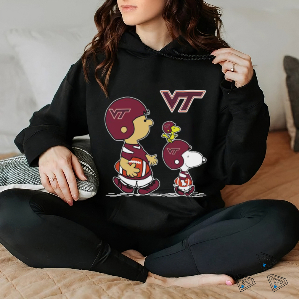 Virginia Tech Hokies Snoopy Charlie Brown and Woodstock 2023 T Shirt Virginia Tech Hokies Snoopy Charlie Brown and Woodstock 2023 T Shirt