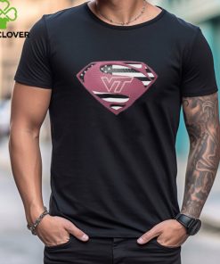Virginia Tech Hokies Superman logo shirt