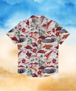 Virginia Tech Hokies Thematic Stadium Print Hawaiian Shirt