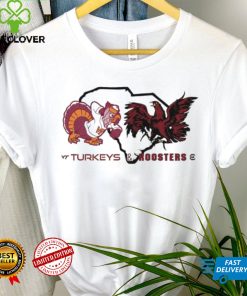 Virginia Tech Hokies Turkeys vs South Carolina Gamecocks Rooster hoodie, sweater, longsleeve, shirt v-neck, t-shirt