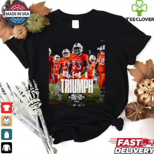 Virginia Tech Hokies Wins 42 21 Boston College Eagles football October 17, 2024 Game Final Score Shirt