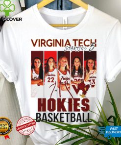 Virginia Tech Hokies basketball starting 5 shirt