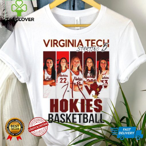 Virginia Tech Hokies basketball starting 5 hoodie, sweater, longsleeve, shirt v-neck, t-shirt