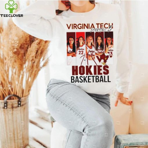 Virginia Tech Hokies basketball starting 5 hoodie, sweater, longsleeve, shirt v-neck, t-shirt