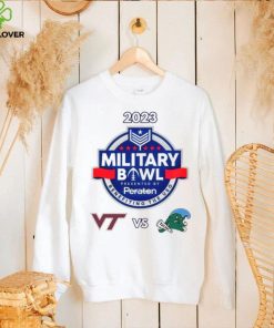 Virginia Tech Hokies vs Tulane Green Wave 2023 Military Bowl shirt