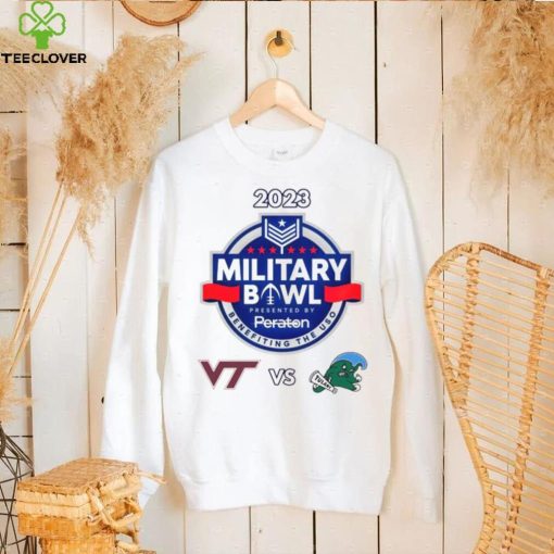 Virginia Tech Hokies vs Tulane Green Wave 2023 Military Bowl hoodie, sweater, longsleeve, shirt v-neck, t-shirt