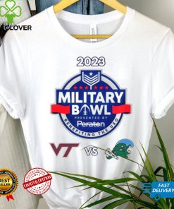 Virginia Tech Hokies vs Tulane Green Wave 2023 Military Bowl hoodie, sweater, longsleeve, shirt v-neck, t-shirt