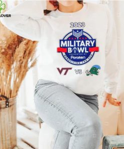 Virginia Tech Hokies vs Tulane Green Wave 2023 Military Bowl hoodie, sweater, longsleeve, shirt v-neck, t-shirt