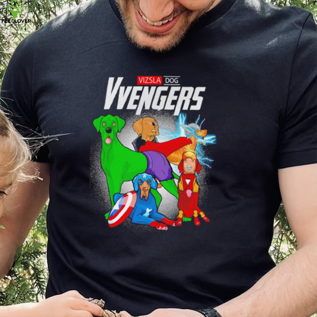 Vizsla dogs Vvengers team heroes cartoon shirt Vizsla dogs Vvengers team heroes cartoon shirt