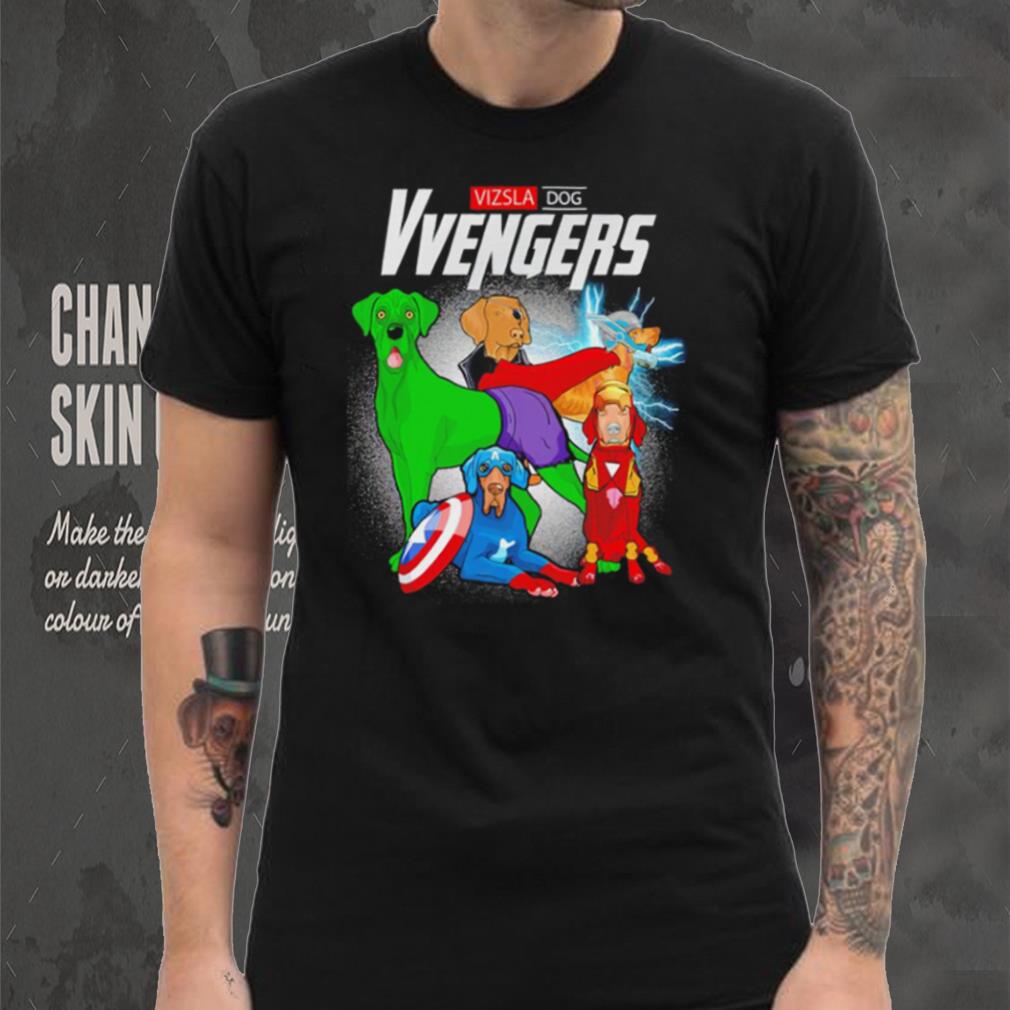 Vizsla dogs Vvengers team heroes cartoon shirt Vizsla dogs Vvengers team heroes cartoon shirt