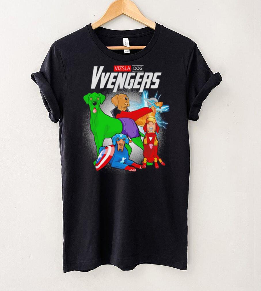 Vizsla dogs Vvengers team heroes cartoon shirt Vizsla dogs Vvengers team heroes cartoon shirt