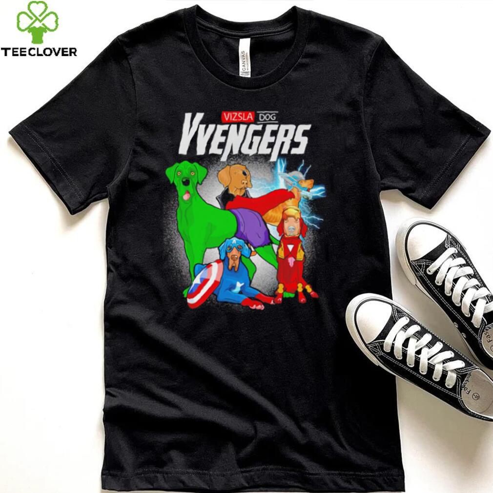 Vizsla dogs Vvengers team heroes cartoon shirt Vizsla dogs Vvengers team heroes cartoon shirt