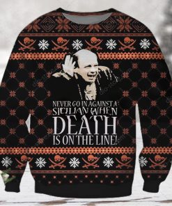 Vizzini Death Is On The Line The Princess Bride Ugly Christmas Sweater 3D Shirt