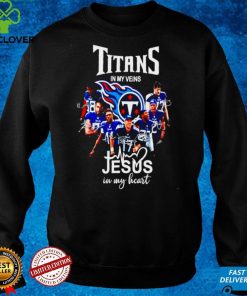 Titans In My Veins Jesus In My Heart Signatures 2022 shirt