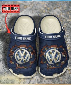 Volkswagen Break Cracked Hole Design Crocs