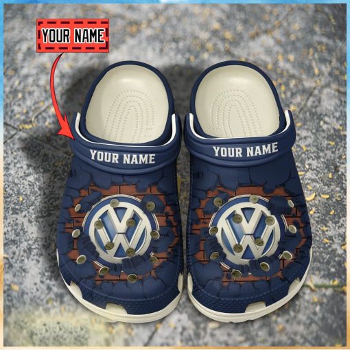 Volkswagen Break Cracked Hole Design Crocs