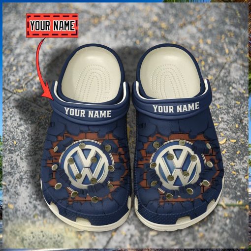 Volkswagen Break Cracked Hole Design Crocs