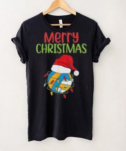 Volleyball Christmas Santa Funny Christmas Volleyball Girls Unisex Shirt