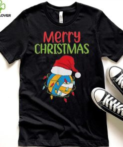 Volleyball Christmas Santa Funny Christmas Volleyball Girls Unisex Shirt