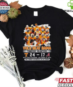 Vols Beat Bama Tennessee Volunteers 24 17 Alabama Crimson Tide The Third Saturday In October Shirt