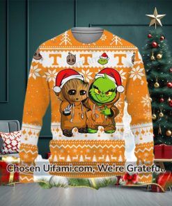 Vols Christmas Sweater Beautiful Baby Groot Grinch Gifts For Tennessee Vols Fans