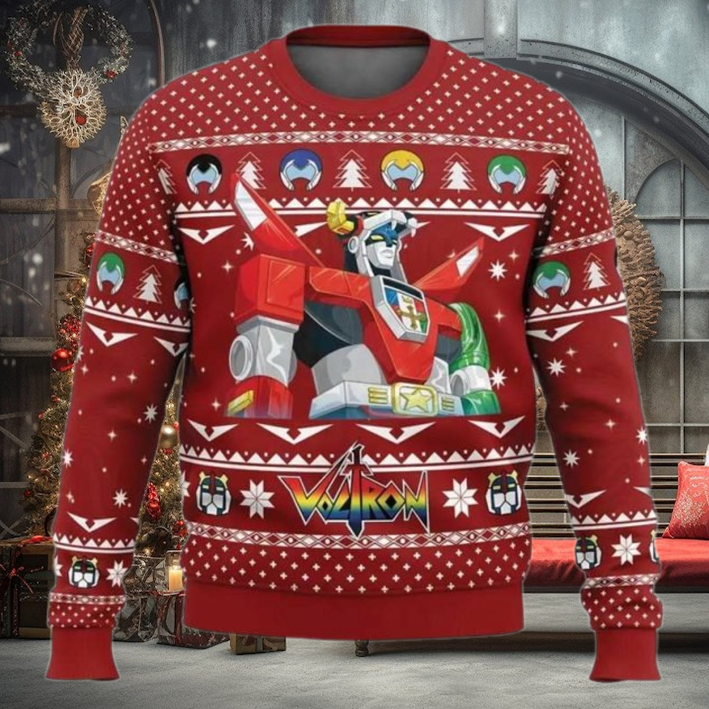Voltron Defender Of The Universe Ugly Christmas Sweater Voltron Defender Of The Universe Ugly Christmas Sweater