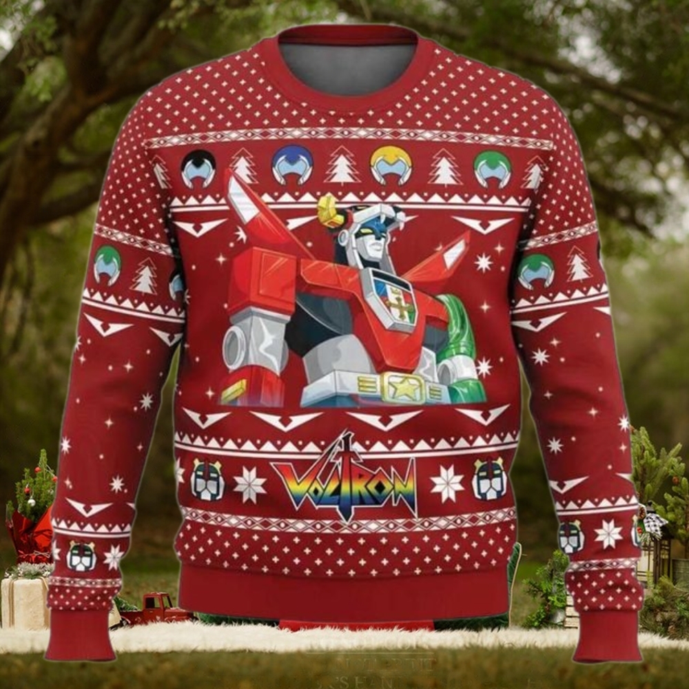 Voltron Defender Of The Universe Ugly Christmas Sweater Voltron Defender Of The Universe Ugly Christmas Sweater