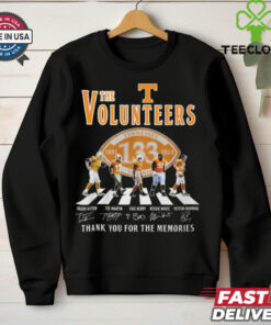 Volunteers Tennessee 133th Anniversary 1891 2024 Thank You For The Memories T Shirt