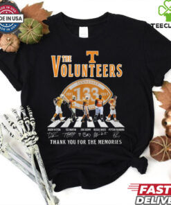 Volunteers Tennessee 133th Anniversary 1891 2024 Thank You For The Memories T Shirt