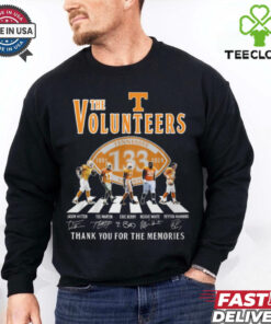 Volunteers Tennessee 133th Anniversary 1891 2024 Thank You For The Memories T Shirt