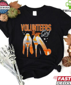 Volunteers girls high heels butterfly shirt