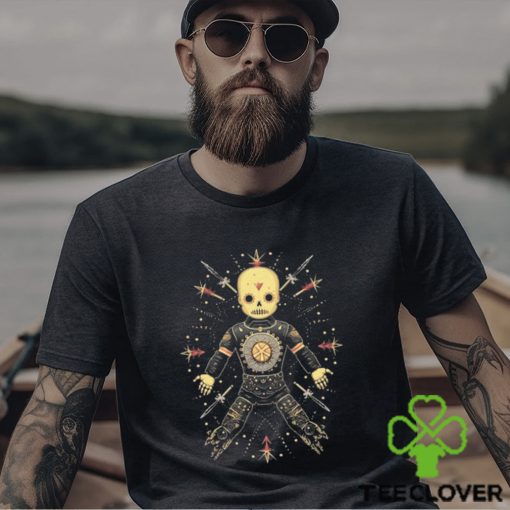 Voodoo Doll Scary Unisex Black Tshirt