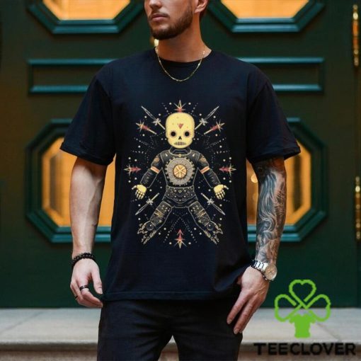 Voodoo Doll Scary Unisex Black Tshirt