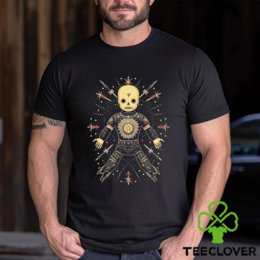 Voodoo Doll Scary Unisex Black Tshirt