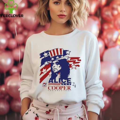 Vote For Alice Cooper 24 For President Shirt